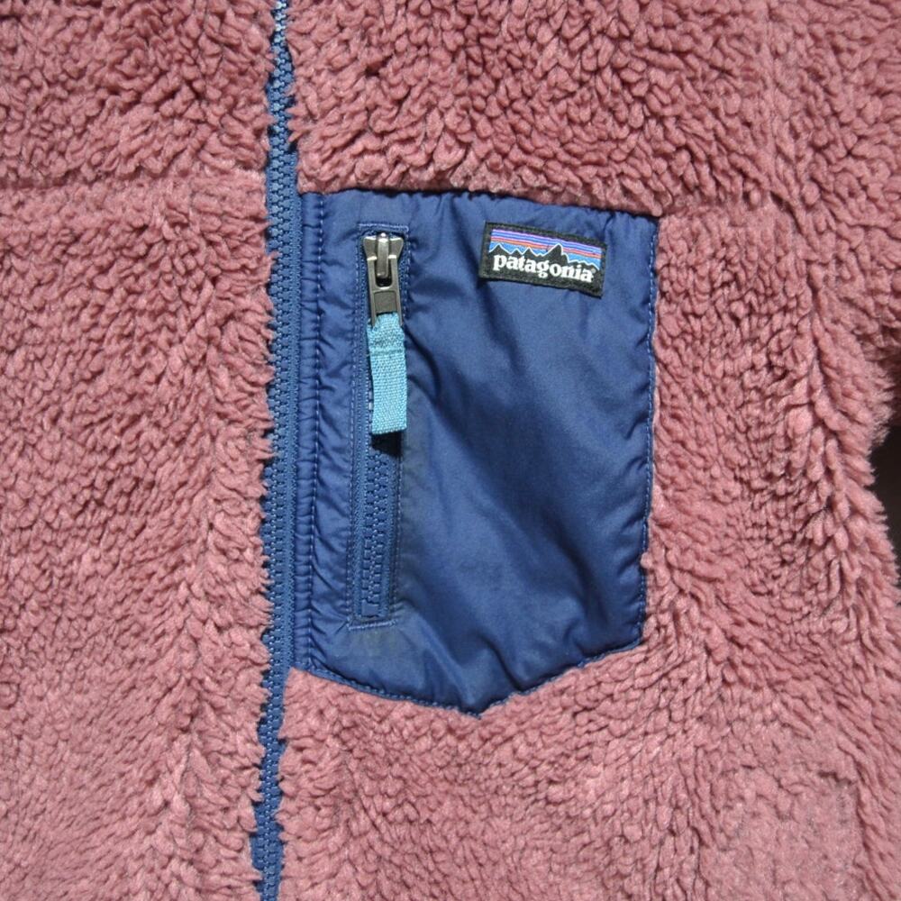 Patagonia Girl's Reversable Ready Freddy Hoody Jacket Kids Med 10 Full Zip - Picture 7 of 10
